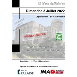 Inscription 10 km de Falaise 2022