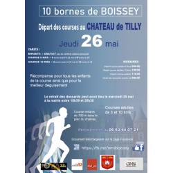 Inscription 10 Bornes de Boissey 2022