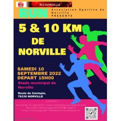 Inscription 5 et 10 km de Norville 2022